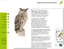 Tablet Screenshot of natur-verlag.de